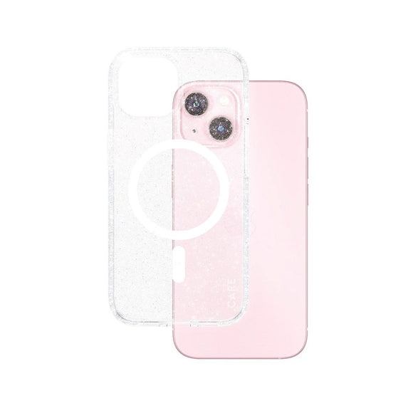 CARE by PanzerGlass iPhone 15 FLAGSHIP Urban Combat Case - MagSafe Kompatibel - Star Lit / White
