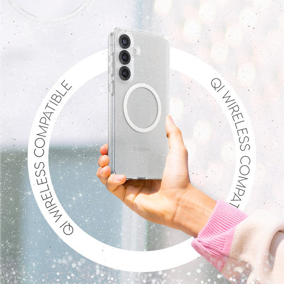 CARE by PanzerGlass Samsung Galaxy S25+ (Plus) FLAGSHIP Urban Combat Case - Qi Kompatibel - Star Lit / Hvid
