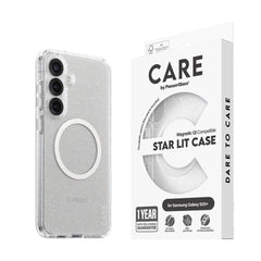 CARE by PanzerGlass Samsung Galaxy S25+ (Plus) FLAGSHIP Urban Combat Case - Qi Kompatibel - Star Lit / Hvid