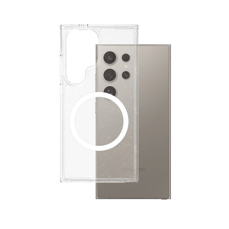 CARE by PanzerGlass Samsung Galaxy S25 Ultra FLAGSHIP Urban Combat Case - Qi Kompatibel - Star Lit / Hvid