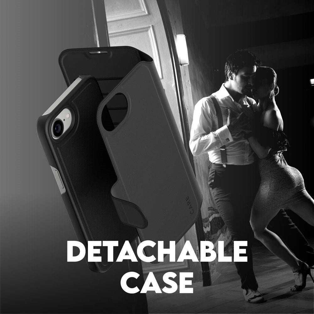 CARE by PanzerGlass iPhone 17e / 16e Feature Tango 2-in-1 Cover m. Pung - Sort