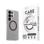 CARE by PanzerGlass Samsung Galaxy S25 Ultra FLAGSHIP Urban Combat Case - Qi Kompatibel -Gennemsigtig / Plum Purple