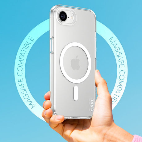 CARE by PanzerGlass iPhone 17e / 16e FLAGSHIP Urban Combat Case - MagSafe Kompatibel - Transparent / White
