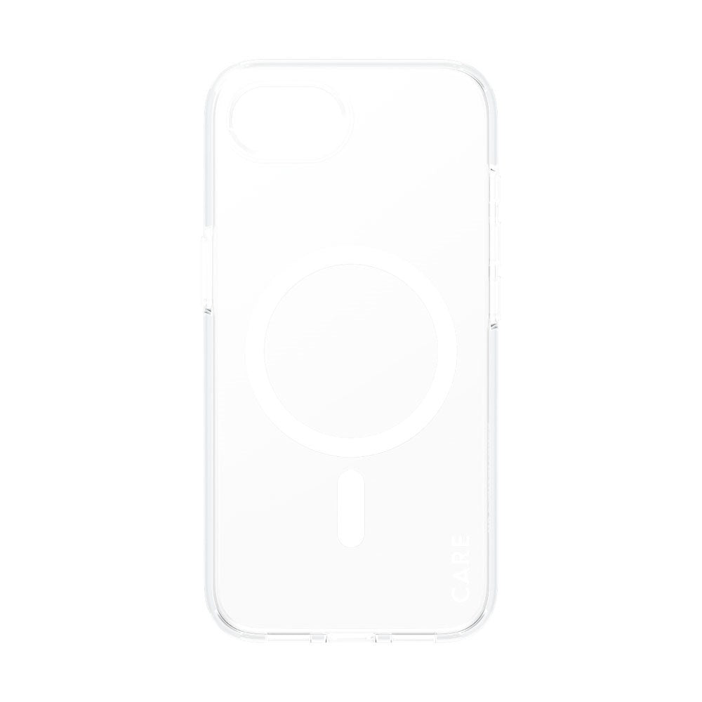 CARE by PanzerGlass iPhone 17e / 16e FLAGSHIP Urban Combat Case - MagSafe Kompatibel - Transparent / White
