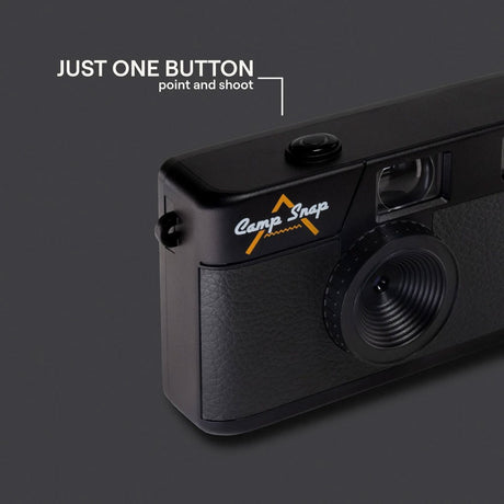 Camp Snap Skærmfri Digitalkamera - 8 Megapixels - Genopladelig - Stealth Black