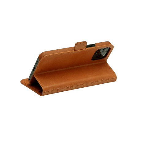 iPhone 12 Pro Max dbramante1928 Copenhagen Slim Ægte Læder Flip Cover m. Pung - Tan
