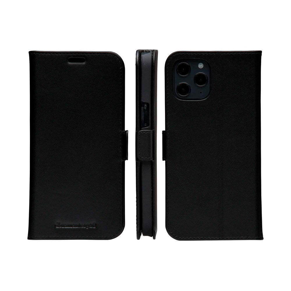 iPhone 12 Pro Max dbramante1928 Copenhagen Slim Ægte Læder Flip Cover m. Pung - Black