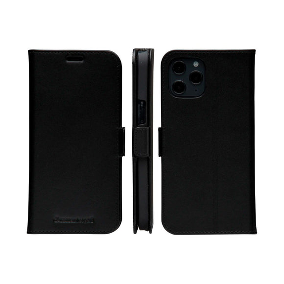 iPhone 12 Pro Max dbramante1928 Copenhagen Slim Ægte Læder Flip Cover m. Pung - Black