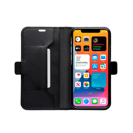iPhone 12 Pro Max dbramante1928 Copenhagen Slim Ægte Læder Flip Cover m. Pung - Black