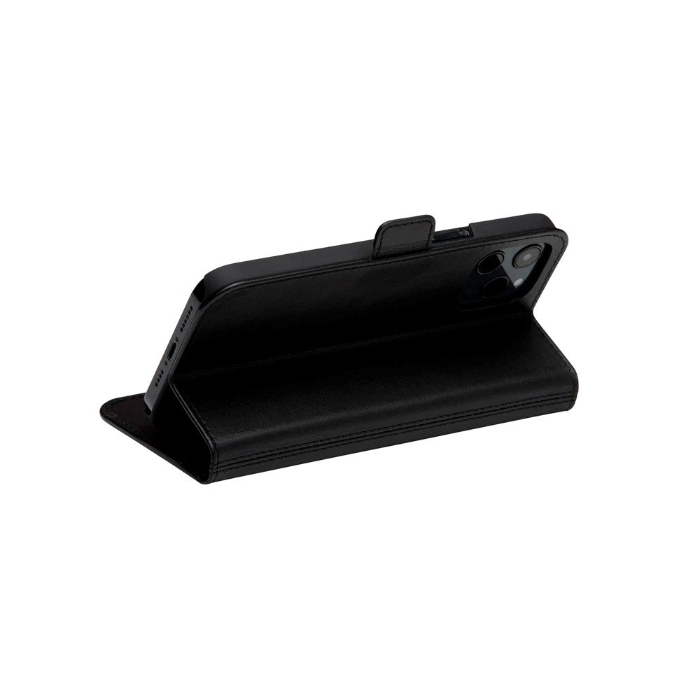 iPhone 12 Pro Max dbramante1928 Copenhagen Slim Ægte Læder Flip Cover m. Pung - Black