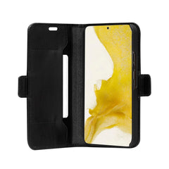 Samsung Galaxy S22 dbramante1928 Copenhagen Slim Ægte Læder Flip Cover m. Pung - Black