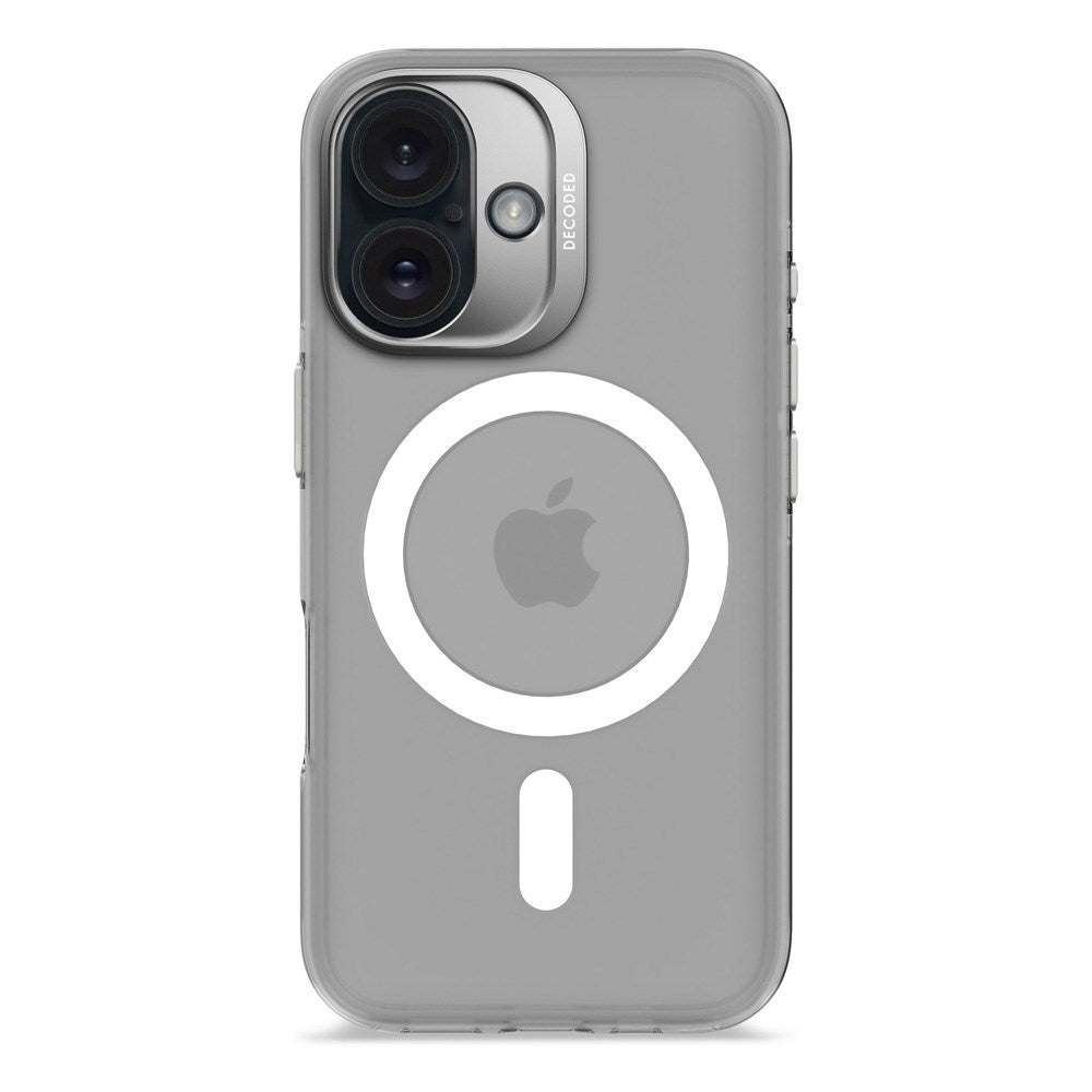 Decoded iPhone 16 Clear Case - 100% Genbrugsplast - MagSafe Kompatibel - Gennemsigtig / Mat