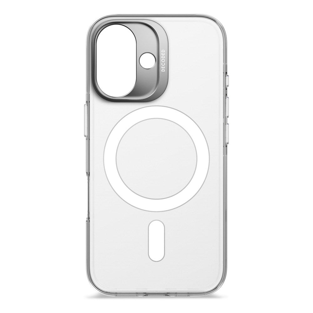 Decoded iPhone 16 Clear Case - 100% Genbrugsplast - MagSafe Kompatibel - Gennemsigtig