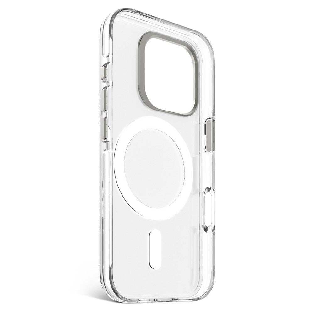 Decoded iPhone 16 Pro Clear Case - 100% Genbrugsplast - MagSafe Kompatibel - Gennemsigtig / Mat Hvid