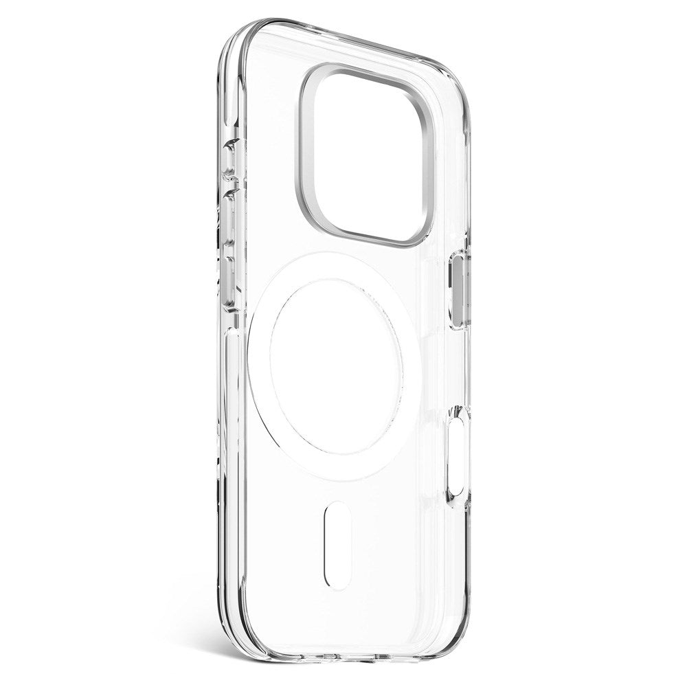 Decoded iPhone 16 Pro Clear Case - 100% Genbrugsplast - MagSafe Kompatibel - Gennemsigtig / Mat Sort