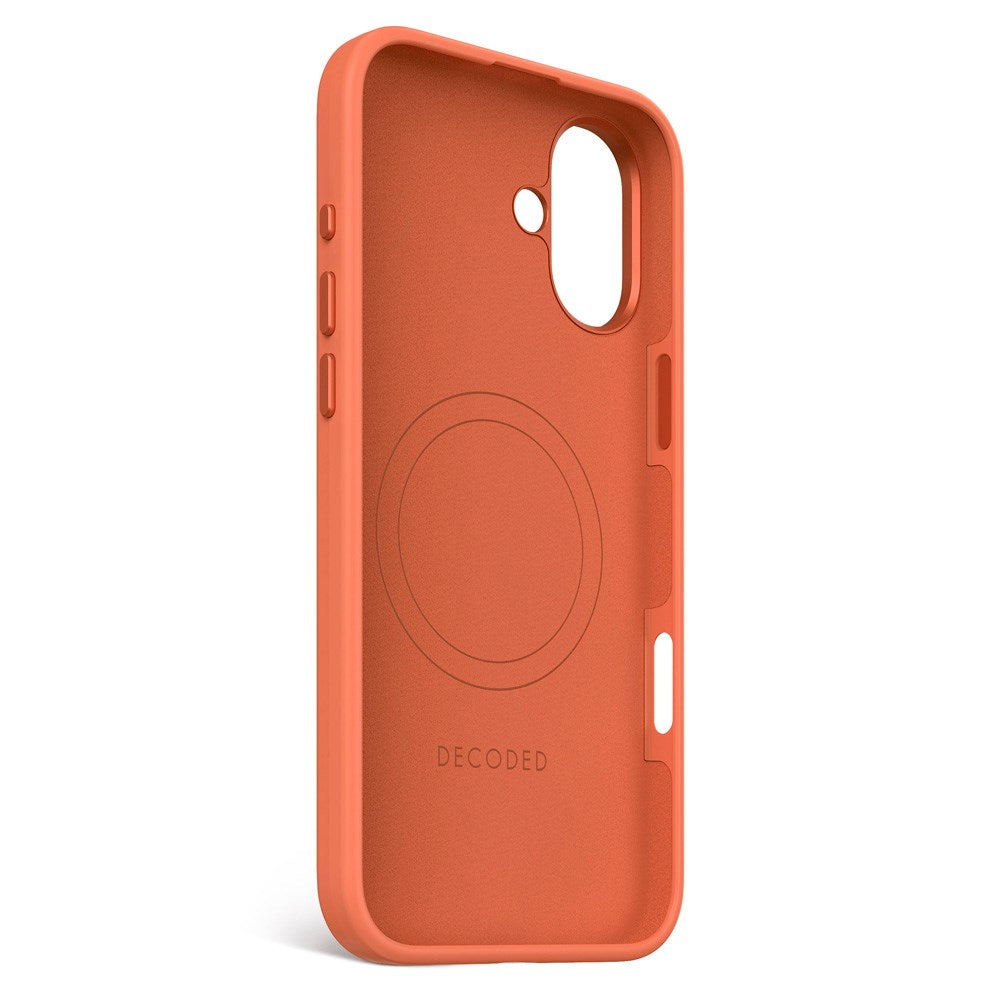 Decoded iPhone 16 Plus AntiMicrobial Silikone Cover - MagSafe Kompatibel - Sand Stone
