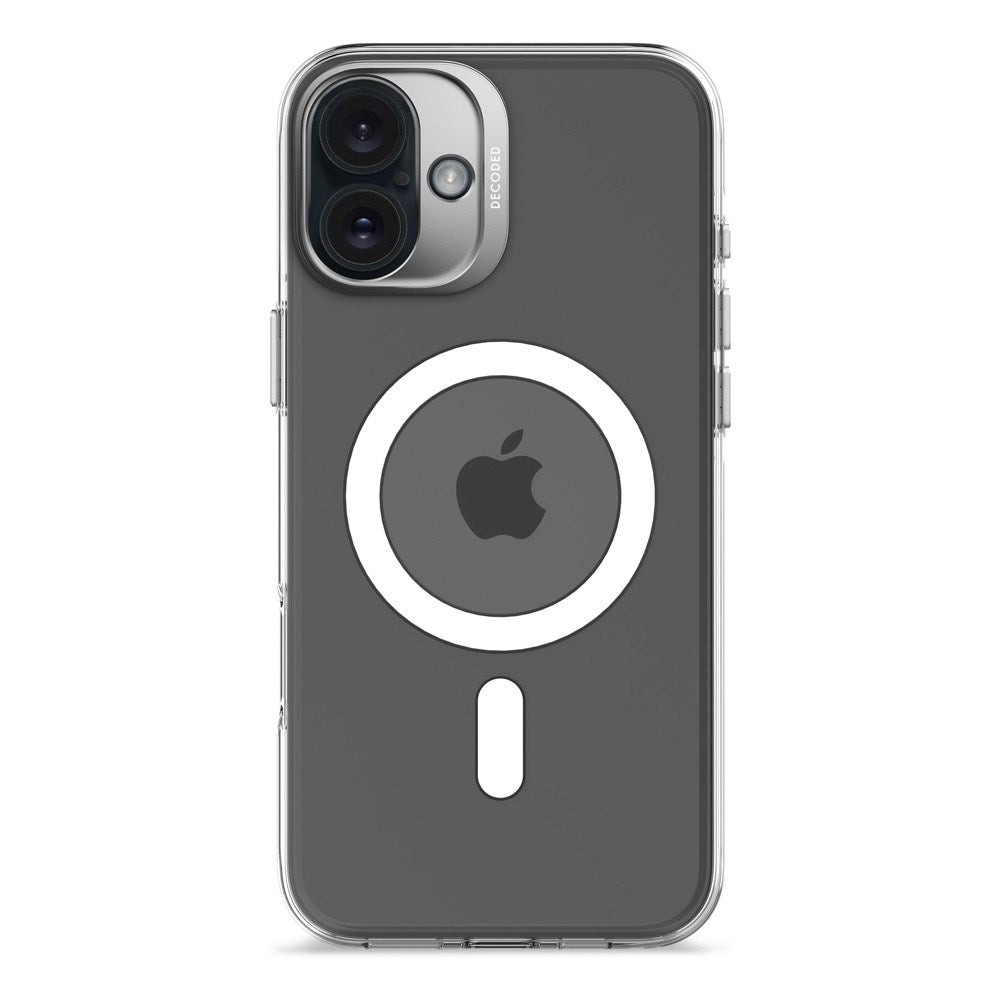 Decoded iPhone 16 Plus Clear Case - 100% Genbrugsplast - MagSafe Kompatibel - Gennemsigtig