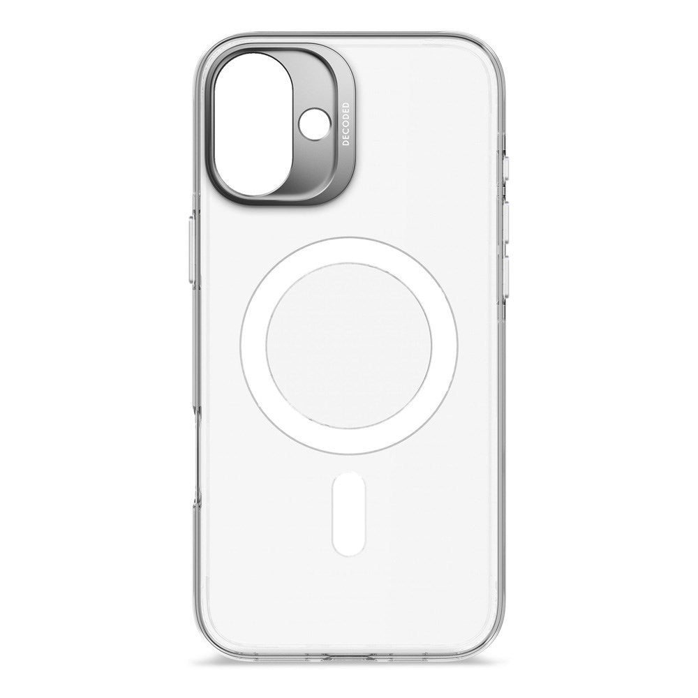 Decoded iPhone 16 Plus Clear Case - 100% Genbrugsplast - MagSafe Kompatibel - Gennemsigtig