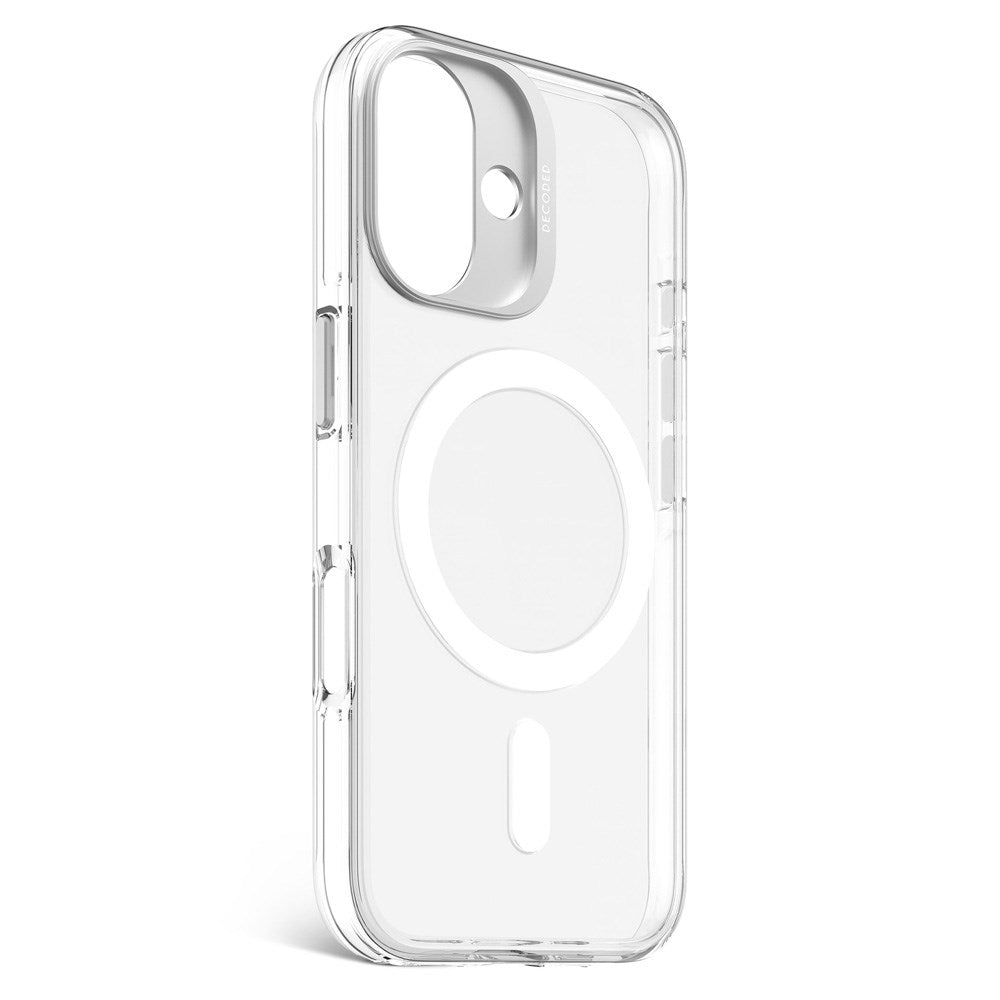 Decoded iPhone 16 Plus Clear Case - 100% Genbrugsplast - MagSafe Kompatibel - Gennemsigtig