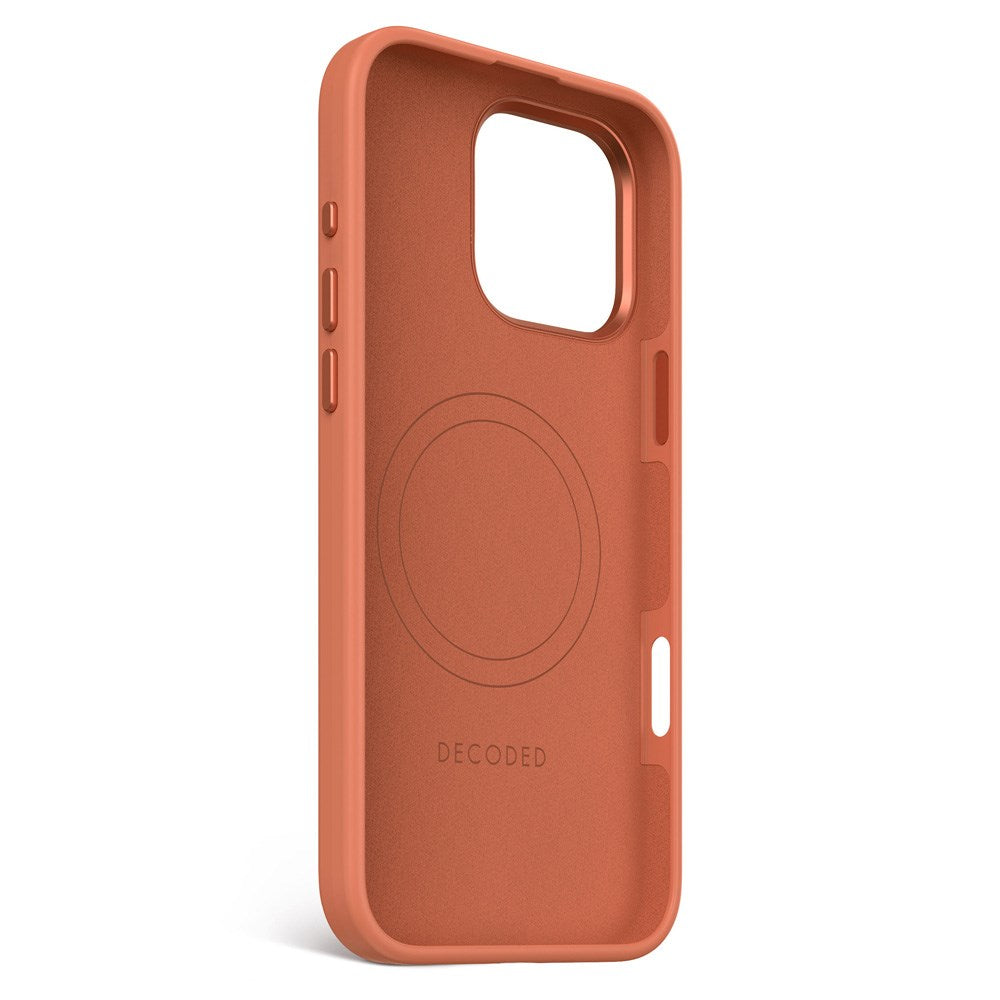Decoded iPhone 16 Pro Max AntiMicrobial Silikone Cover - MagSafe Kompatibel - Sand Stone