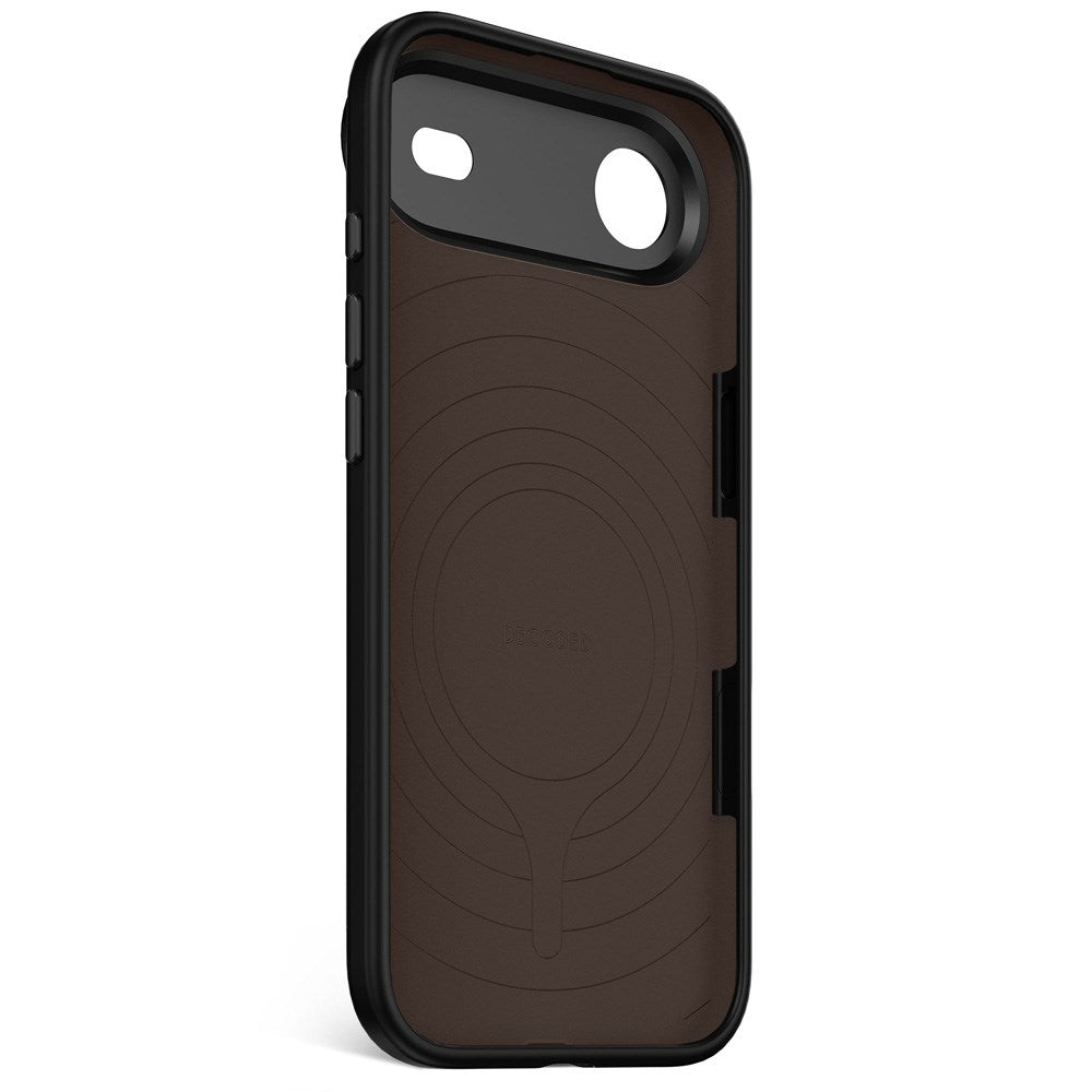 Decoded iPhone Air AntiMicrobial Silikone Cover - MagSafe Kompatibel - Phantom Black