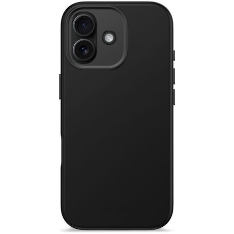 Decoded iPhone 17 AntiMicrobial Silikone Cover - MagSafe Kompatibel - Phantom Black