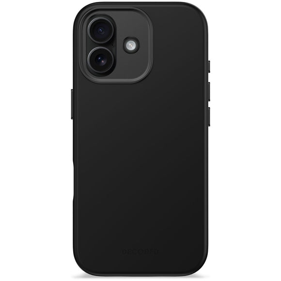 Decoded iPhone 17 AntiMicrobial Silikone Cover - MagSafe Kompatibel - Phantom Black