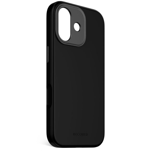 Decoded iPhone 17 AntiMicrobial Silikone Cover - MagSafe Kompatibel - Phantom Black
