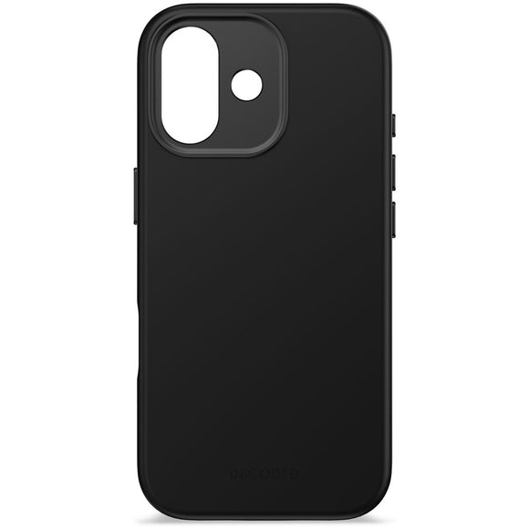 Decoded iPhone 17 AntiMicrobial Silikone Cover - MagSafe Kompatibel - Phantom Black