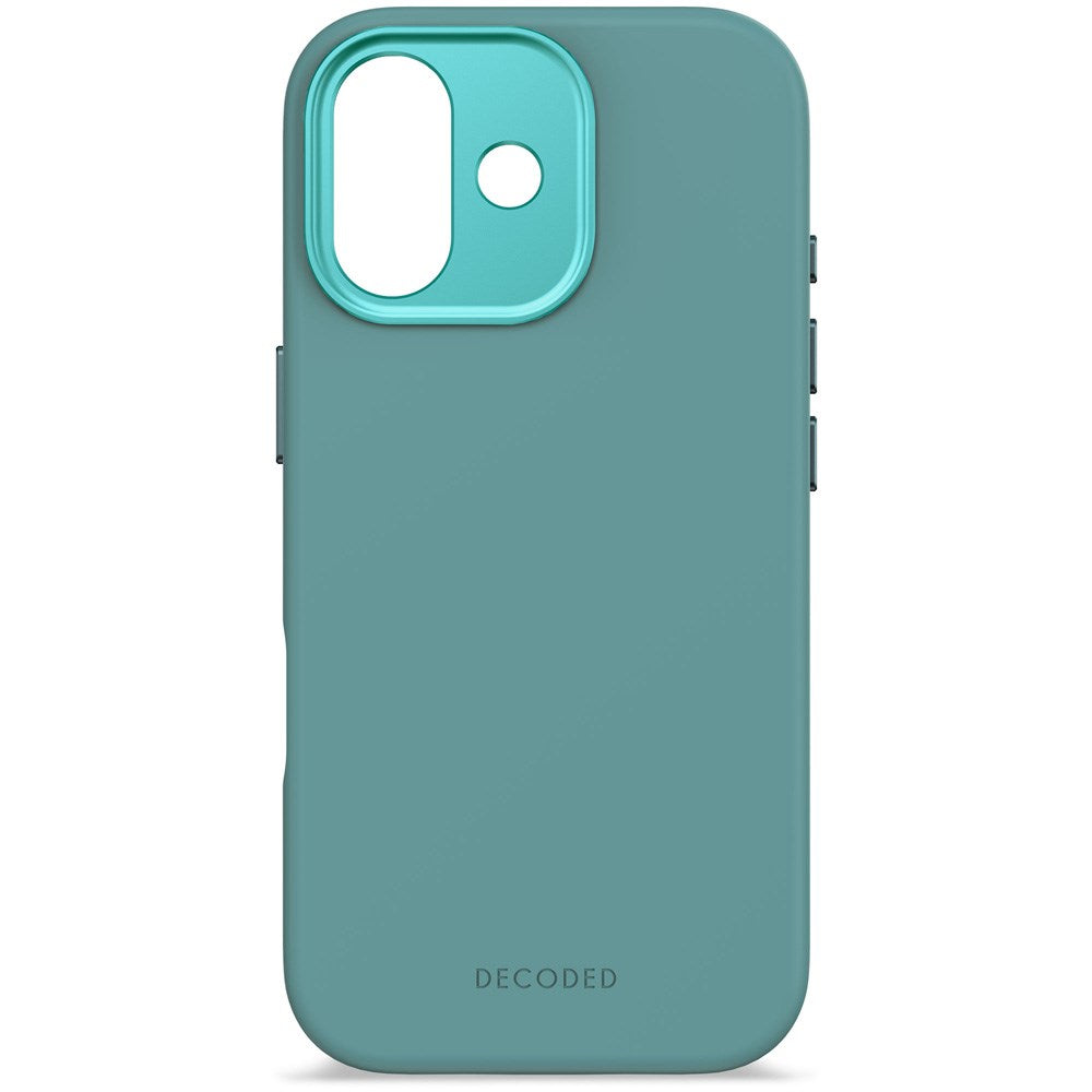 Decoded iPhone 17 AntiMicrobial Silikone Cover - MagSafe Kompatibel - Retro Blue