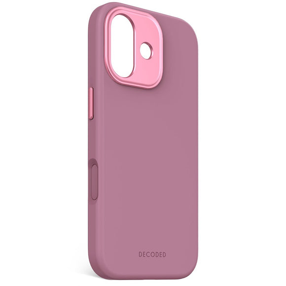 Decoded iPhone 17 AntiMicrobial Silikone Cover - MagSafe Kompatibel - Rosette