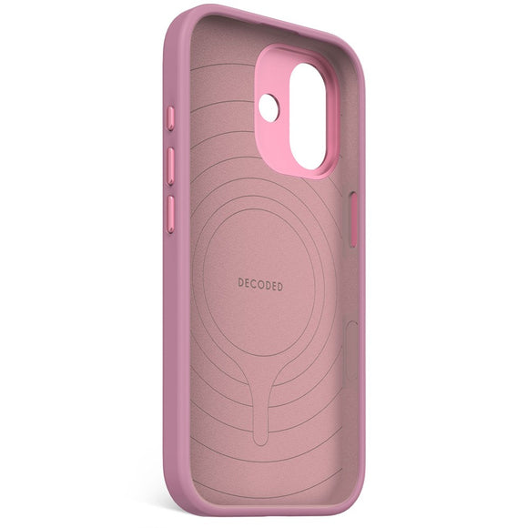 Decoded iPhone 17 AntiMicrobial Silikone Cover - MagSafe Kompatibel - Rosette