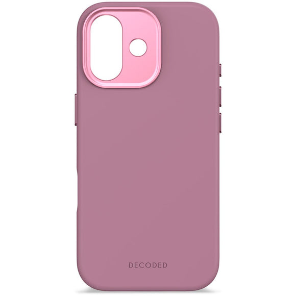 Decoded iPhone 17 AntiMicrobial Silikone Cover - MagSafe Kompatibel - Rosette