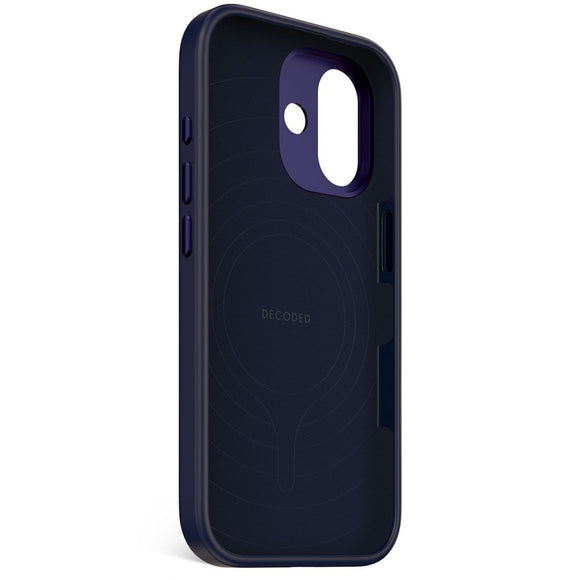 Decoded iPhone 17 AntiMicrobial Silikone Cover - MagSafe Kompatibel - True Navy