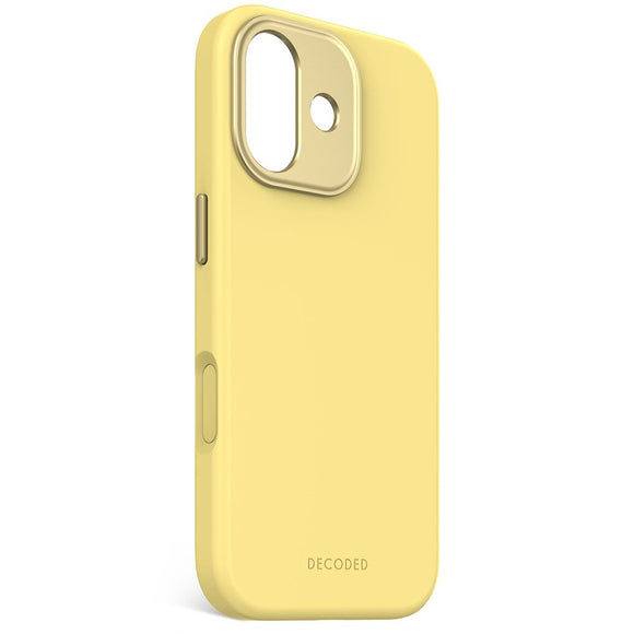 Decoded iPhone 17 AntiMicrobial Silikone Cover - MagSafe Kompatibel - Yuma Yellow