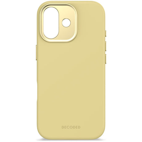 Decoded iPhone 17 AntiMicrobial Silikone Cover - MagSafe Kompatibel - Yuma Yellow