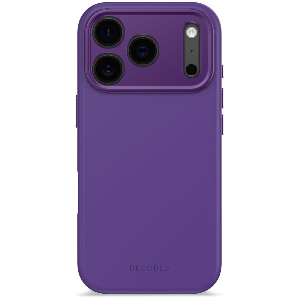 Decoded iPhone 17 Pro AntiMicrobial Silikone Cover - MagSafe Kompatibel - Future Dusk
