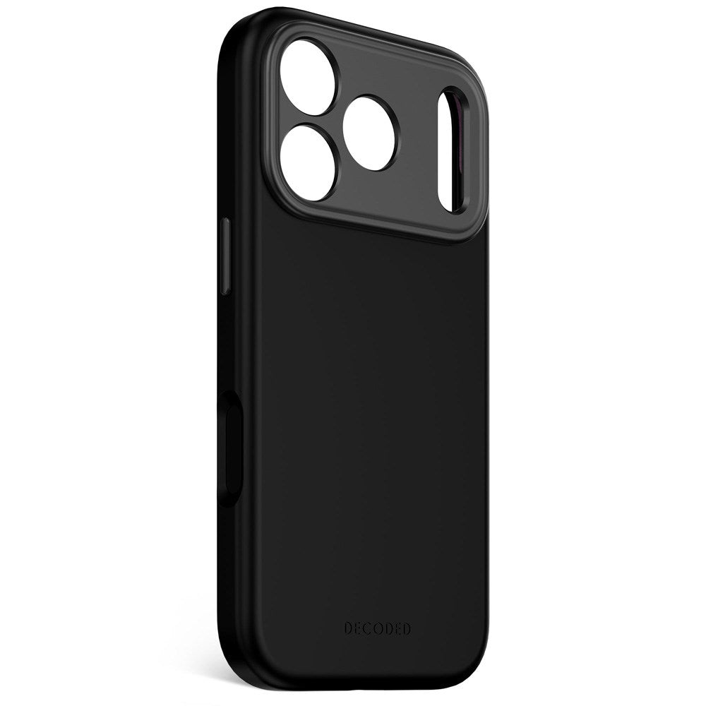 Decoded iPhone 17 Pro AntiMicrobial Silikone Cover - MagSafe Kompatibel - Phantom Black