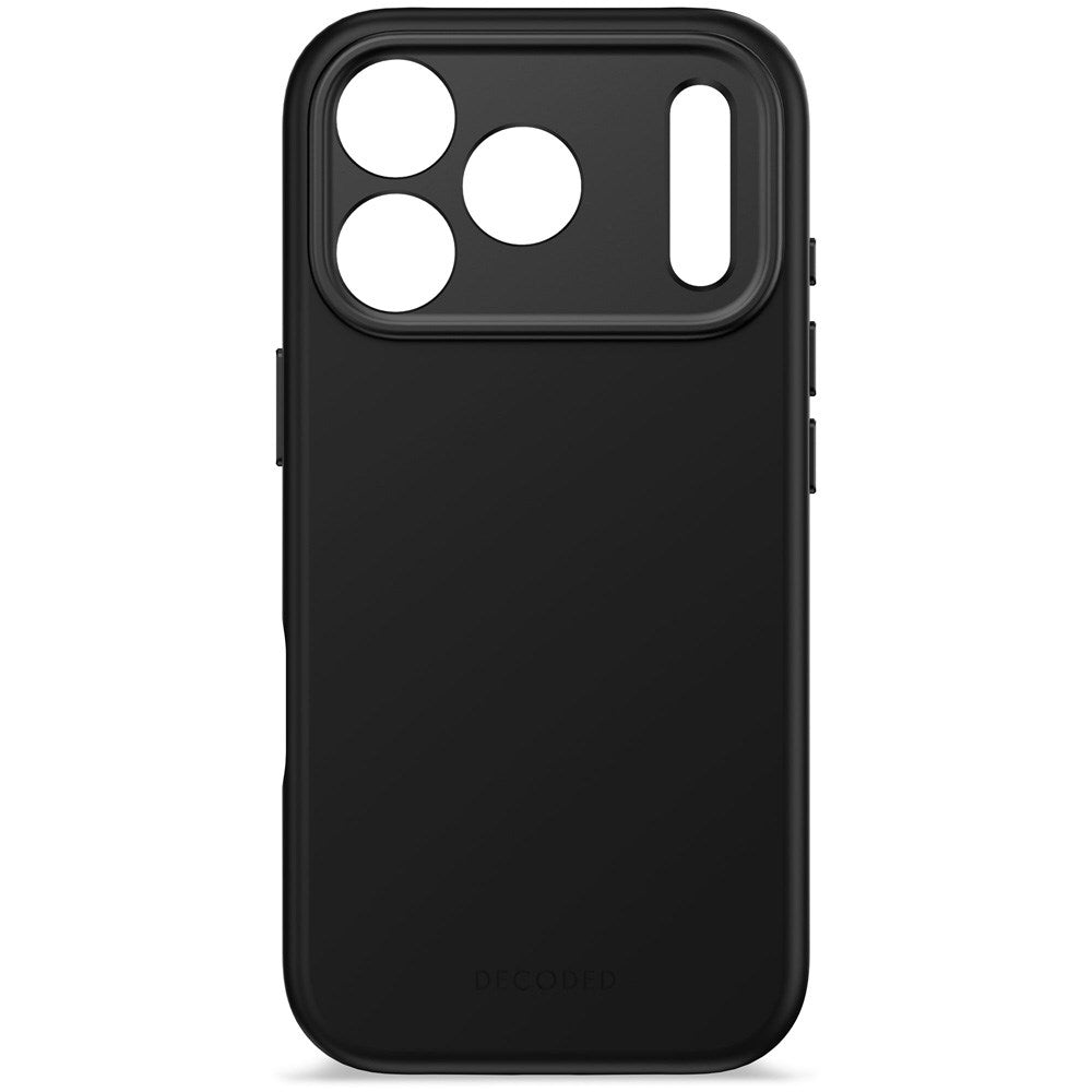 Decoded iPhone 17 Pro AntiMicrobial Silikone Cover - MagSafe Kompatibel - Phantom Black