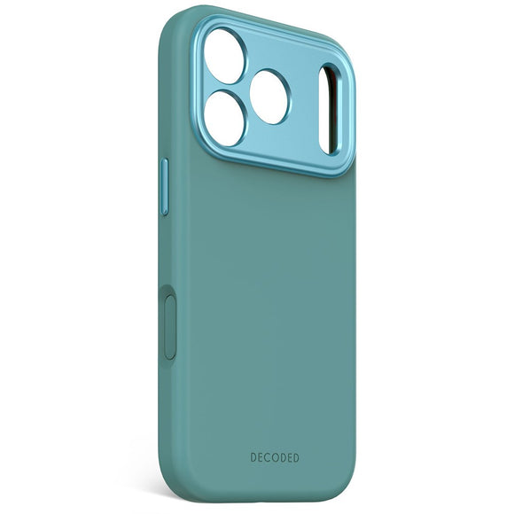 Decoded iPhone 17 Pro AntiMicrobial Silikone Cover - MagSafe Kompatibel - Retro Blue