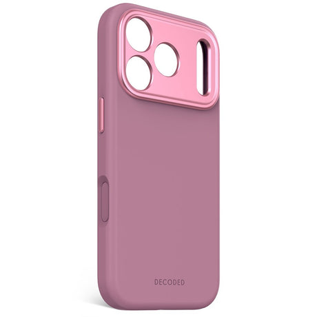 Decoded iPhone 17 Pro AntiMicrobial Silikone Cover - MagSafe Kompatibel - Rosette