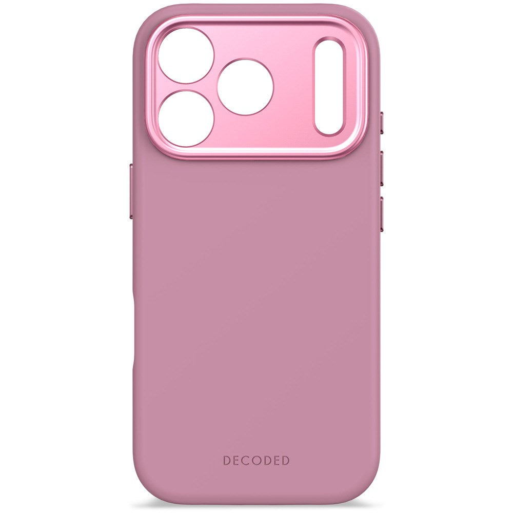 Decoded iPhone 17 Pro AntiMicrobial Silikone Cover - MagSafe Kompatibel - Rosette