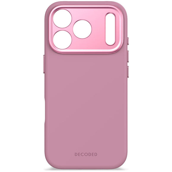 Decoded iPhone 17 Pro AntiMicrobial Silikone Cover - MagSafe Kompatibel - Rosette