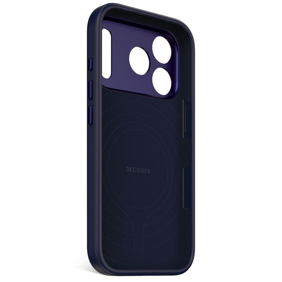 Decoded iPhone 17 Pro AntiMicrobial Silikone Cover - MagSafe Kompatibel - True Navy