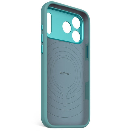 Decoded iPhone 17 Pro Max AntiMicrobial Silikone Cover - MagSafe Kompatibel - Retro Blue
