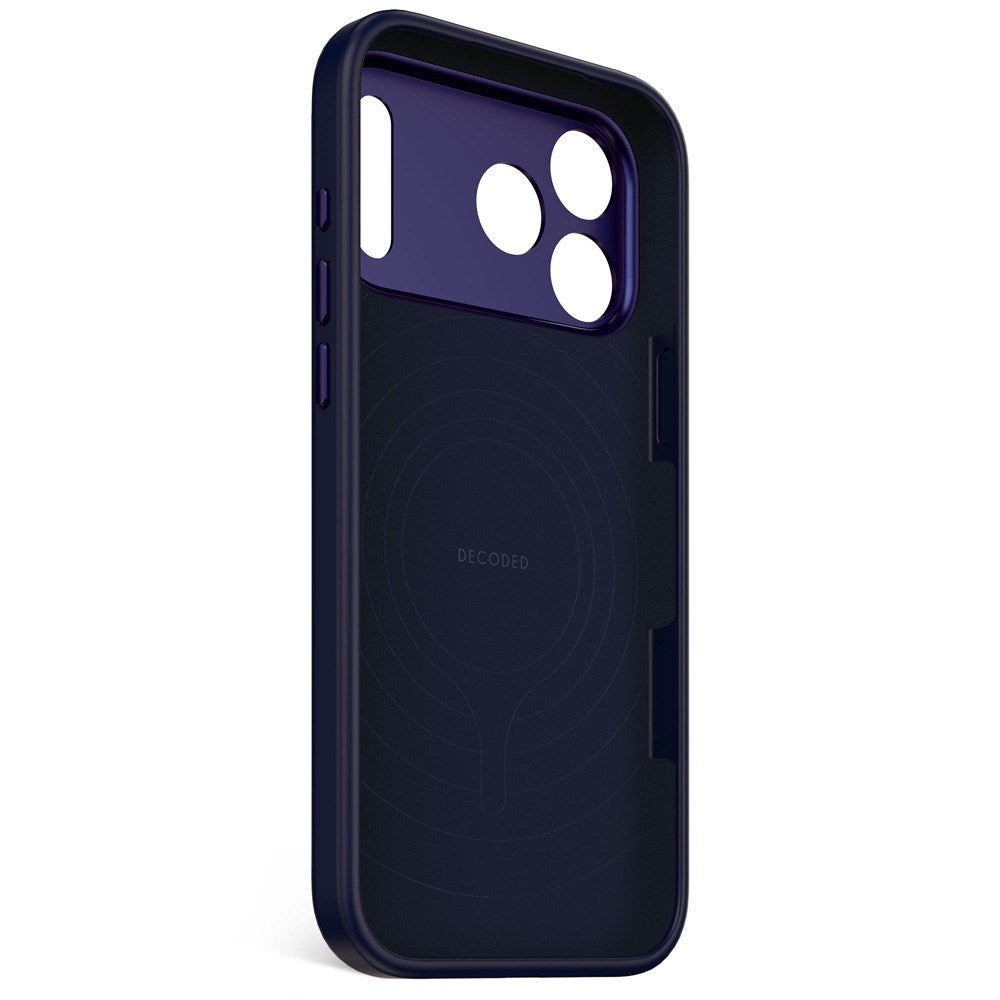 Decoded iPhone 17 Pro Max AntiMicrobial Silikone Cover - MagSafe Kompatibel - True Navy