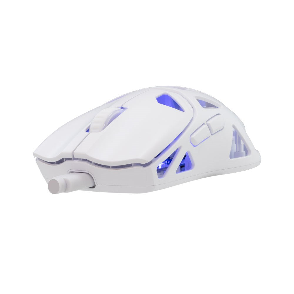 White Shark DAGONET Trådløs Gaming Mus - 6D / 24000 DPI - Hvid