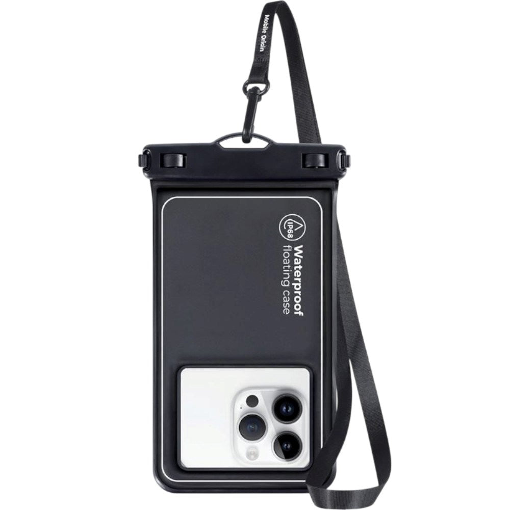 Universal Vandtæt Cover Etui Mobile Origin - Sort / Gennemsigtig (Maks. Mobil: 6,5")