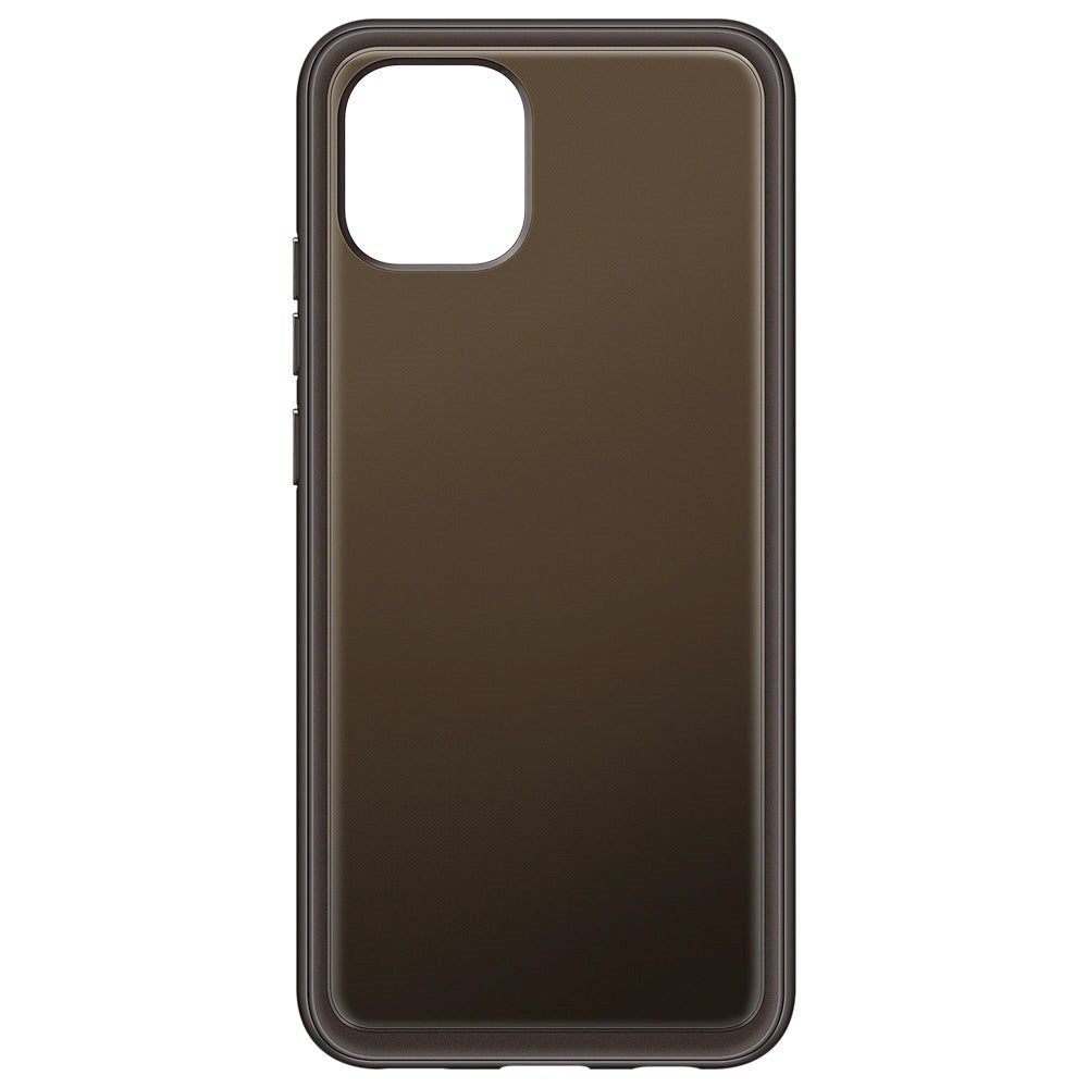Original Samsung Galaxy A03 Soft Clear Cover EF-QA036TBEGEU - Sort