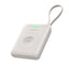 Baseus EnerFill 5W Powerbank til Apple Watch m. Trådløs Opladning & Indbygget USB-C Kabel - Hvid